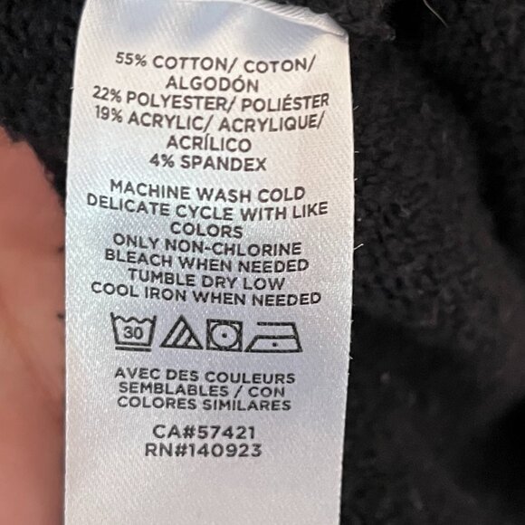 Loft Black Sweater Size Small - Picture 4 of 6